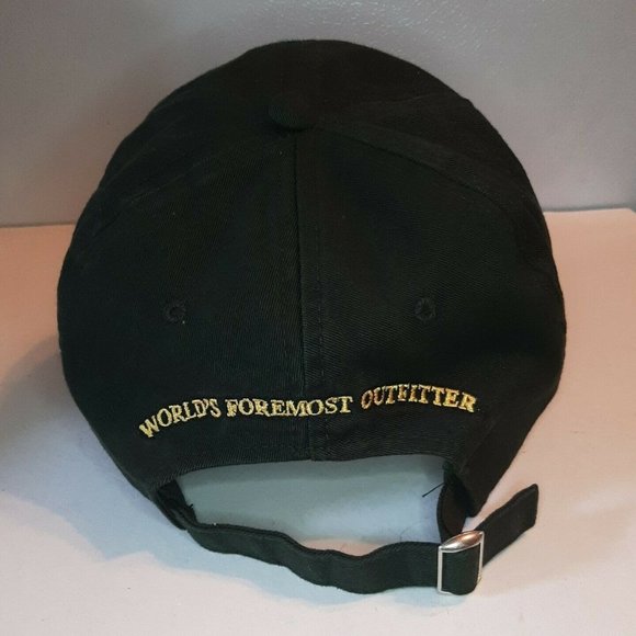 Cabela's Dark Green Yellow Baseball Cap Hat Embroidered Adjustable - Picture 9 of 9